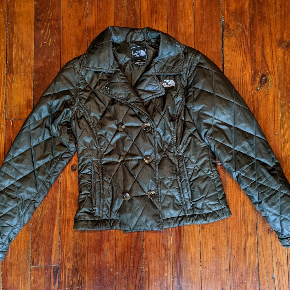 North Face jacket- olive green